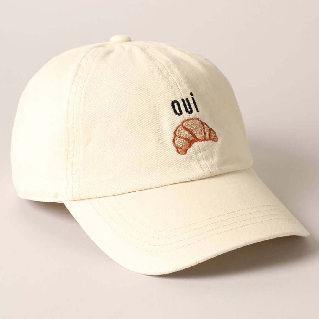 Baseball cap YES Croissant | ecru