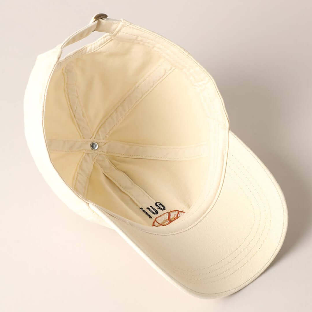 Baseball cap YES Croissant | ecru