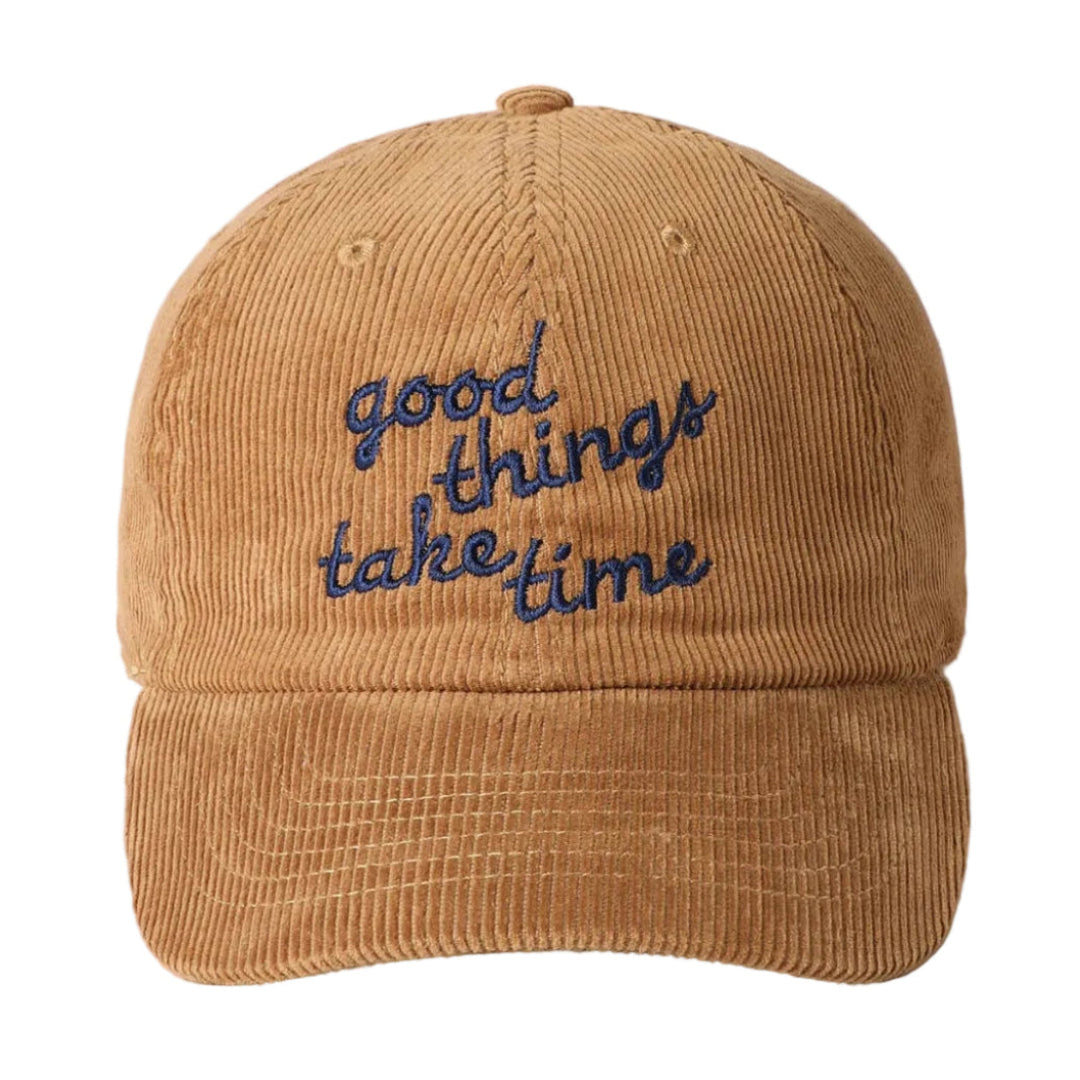 Baseballcap Good things take time | ocker cord