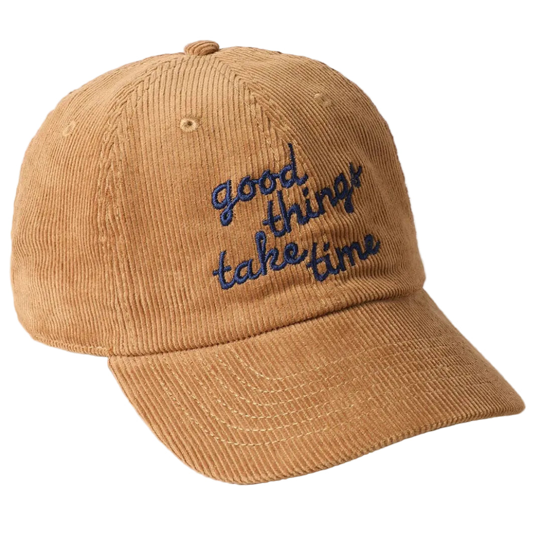 Baseballcap Good things take time | ocker cord