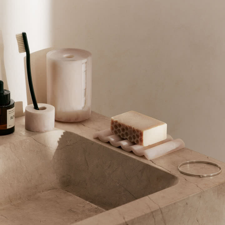 Soap Dish Mist | pearl