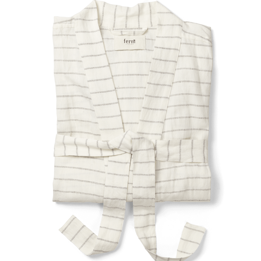 Bathrobe Field | off-white, brown