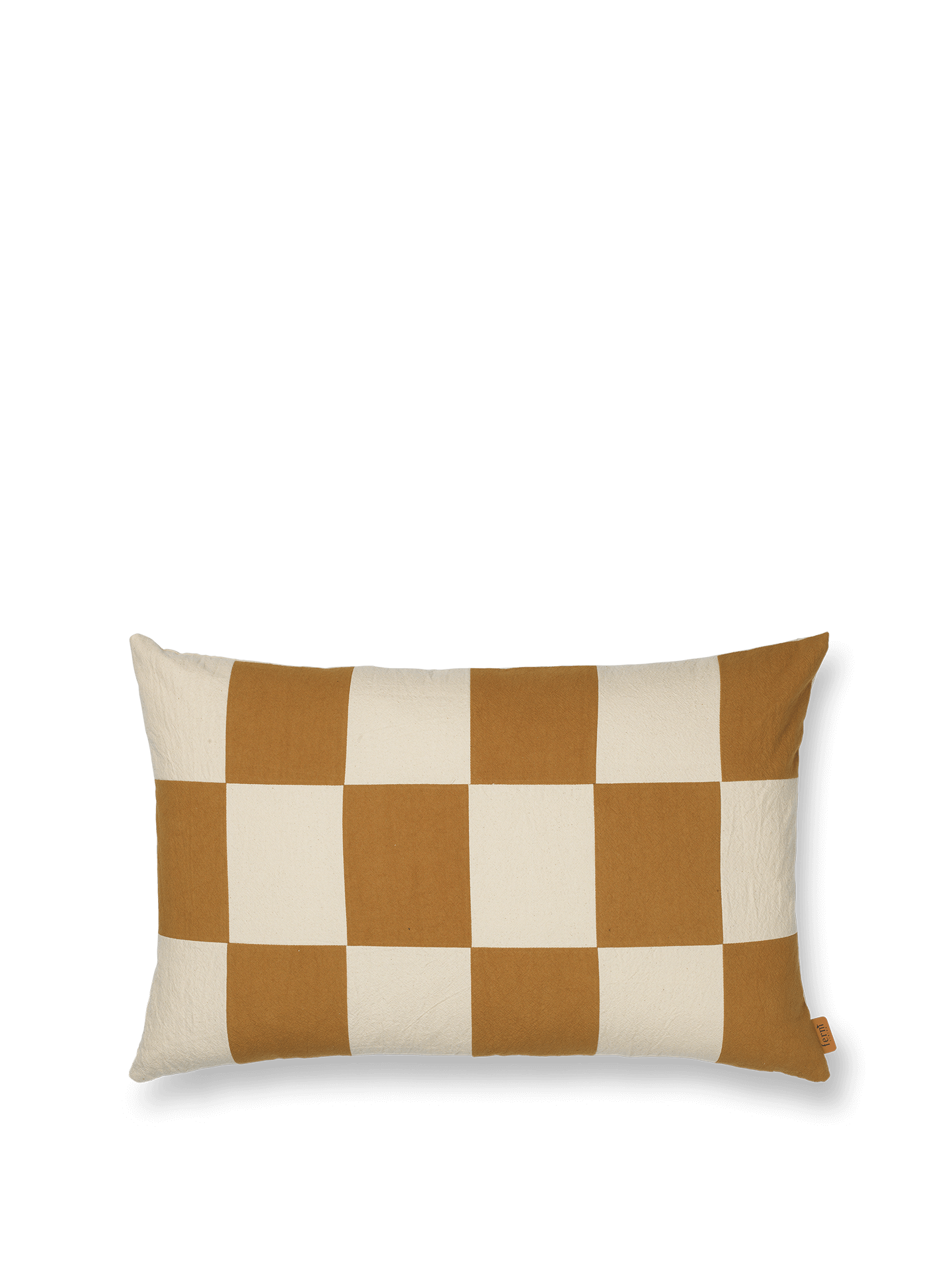 Coussin Fold Patchwork (40x60) | marron, écru