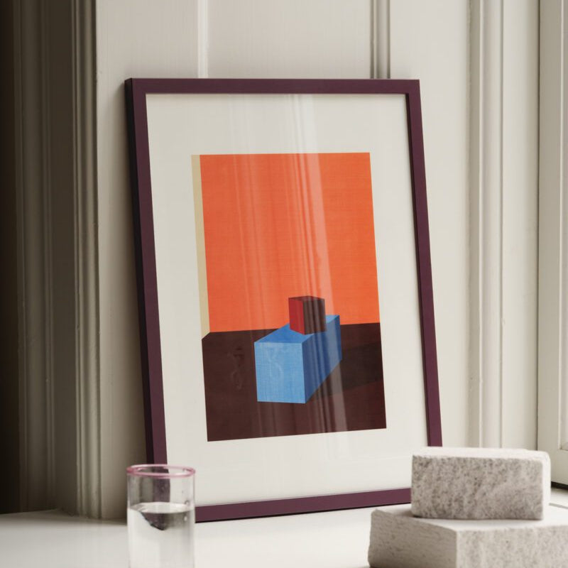 Picture Frame (Glass) 30x40cm | plum