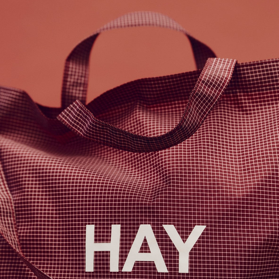 Sac Weekender Grid medium | bordeaux