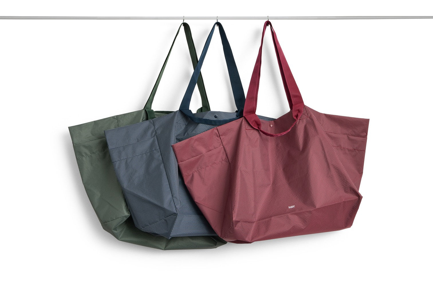 Grid Weekender Bag medium | dark blue