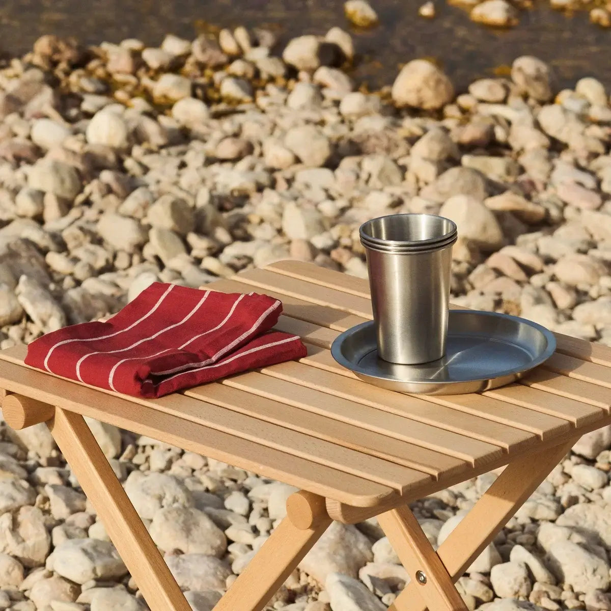 Torchon de cuisine Outdoor Market | rayures rouges