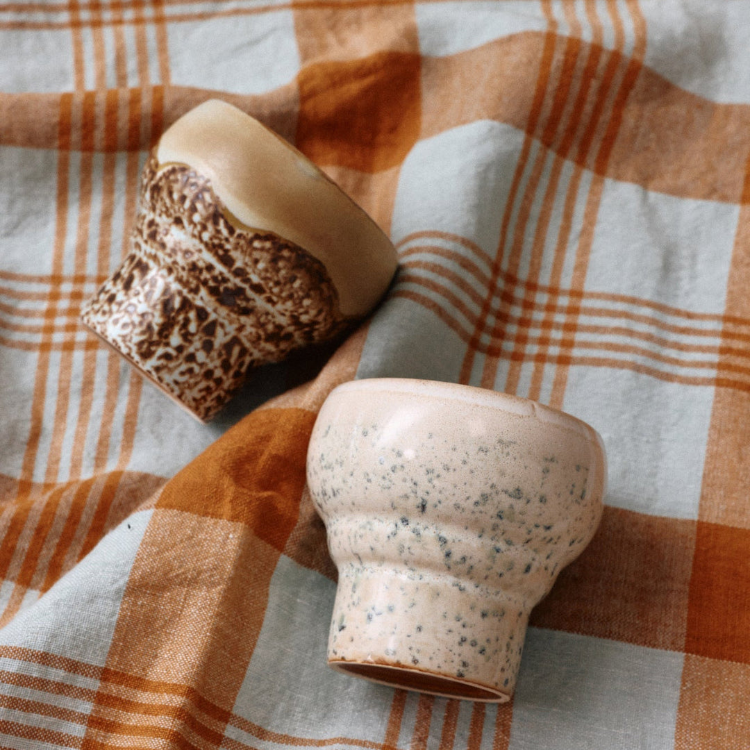 Set of 2 Lungo Mugs | CORAL