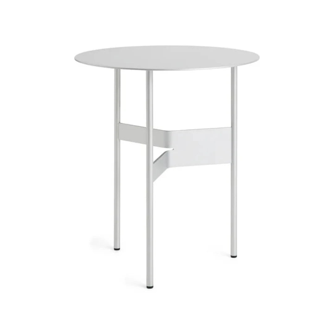 Beistelltisch Shim silver grey | Ø 45cm H 51cm