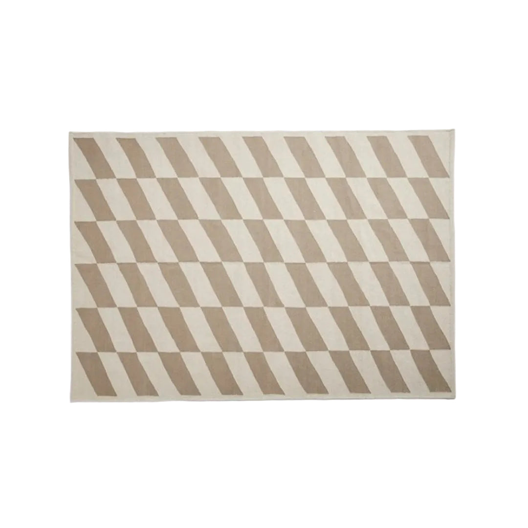 Teppich Shift Kelim 140x200cm | beige