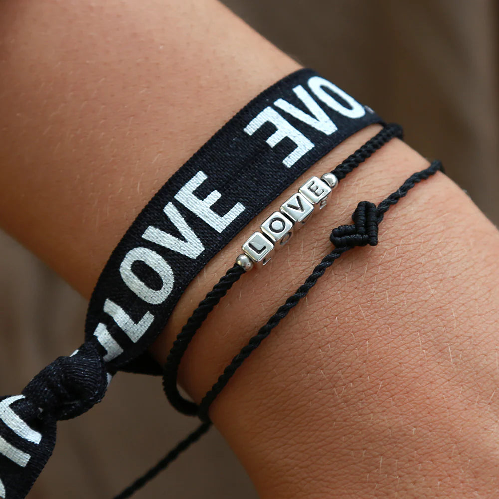 Bracelet cœur mini | Noir