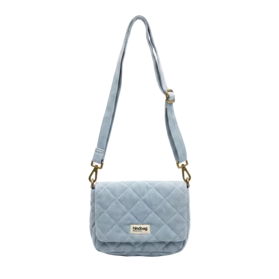 Sac demi-lune Andrea | pois écru