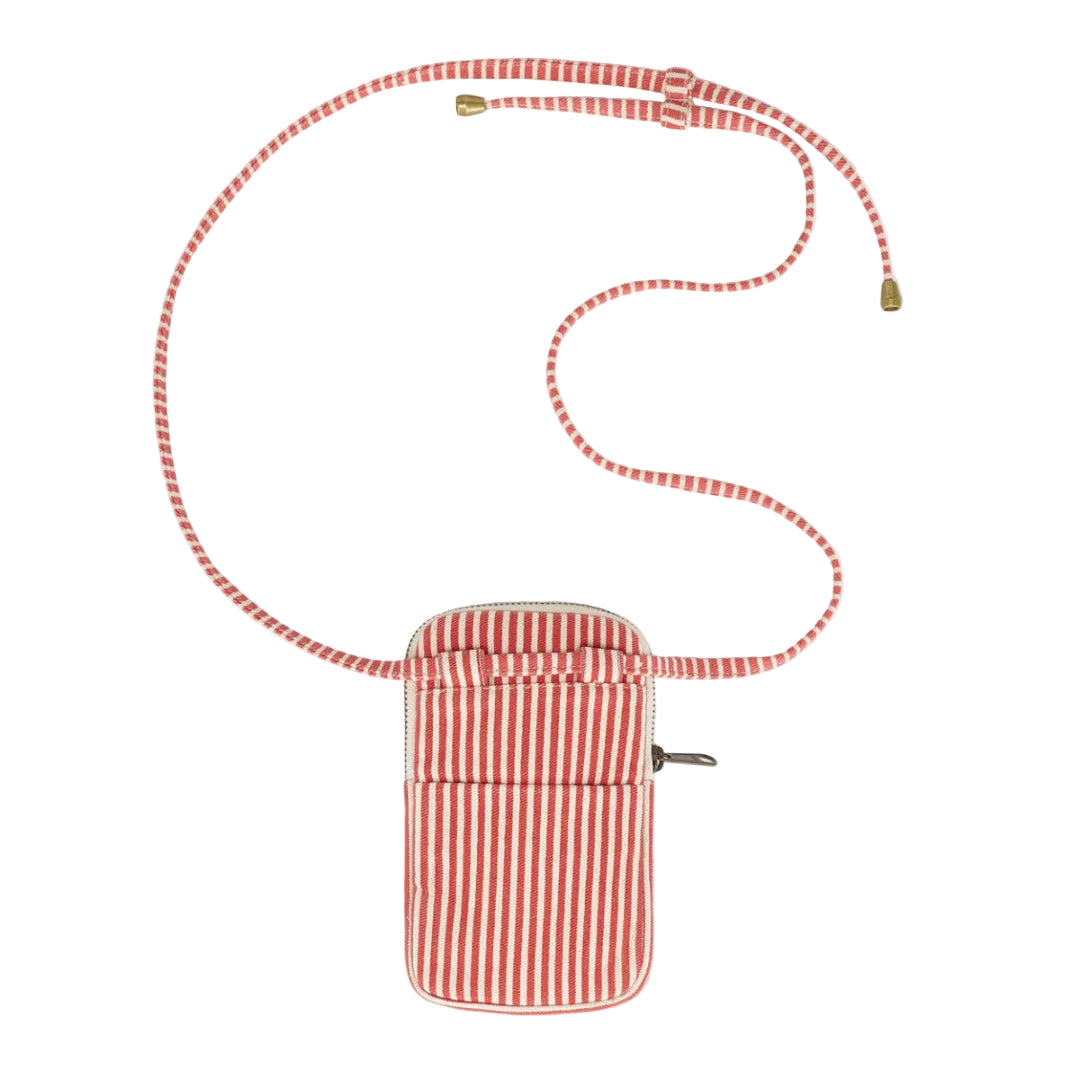 Handytasche Bill gestreift | rot
