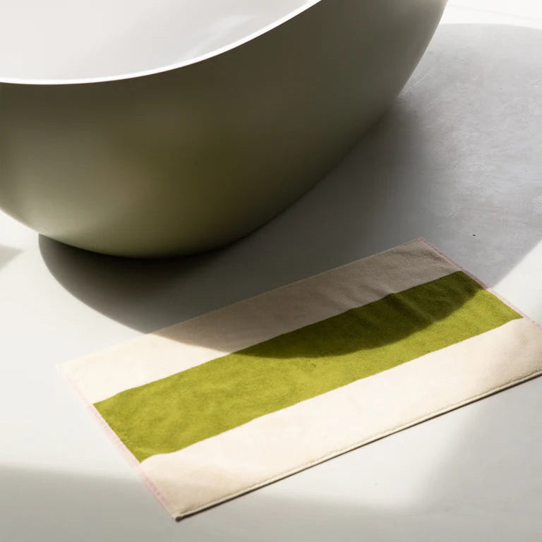 Bath Mat 50x80cm | pink, olive