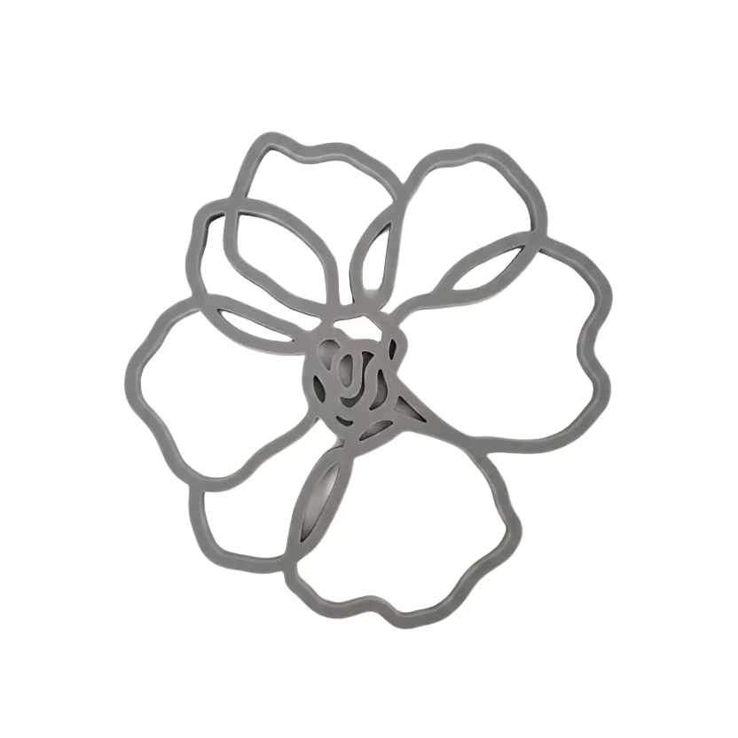 Silicone Pan Trivet Peony | dusty rose