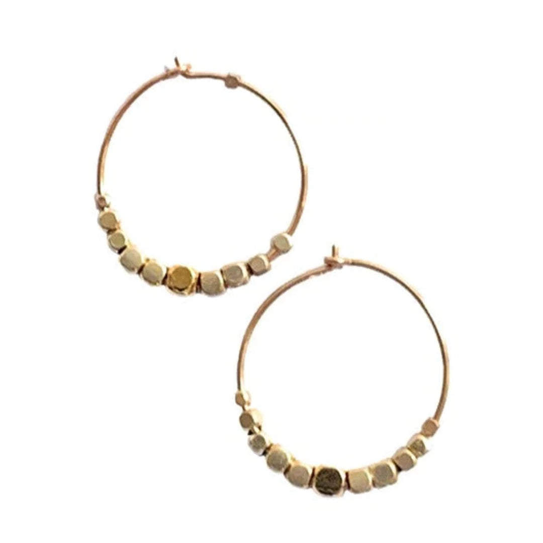 Boucles d'oreilles Peggy new | laiton
