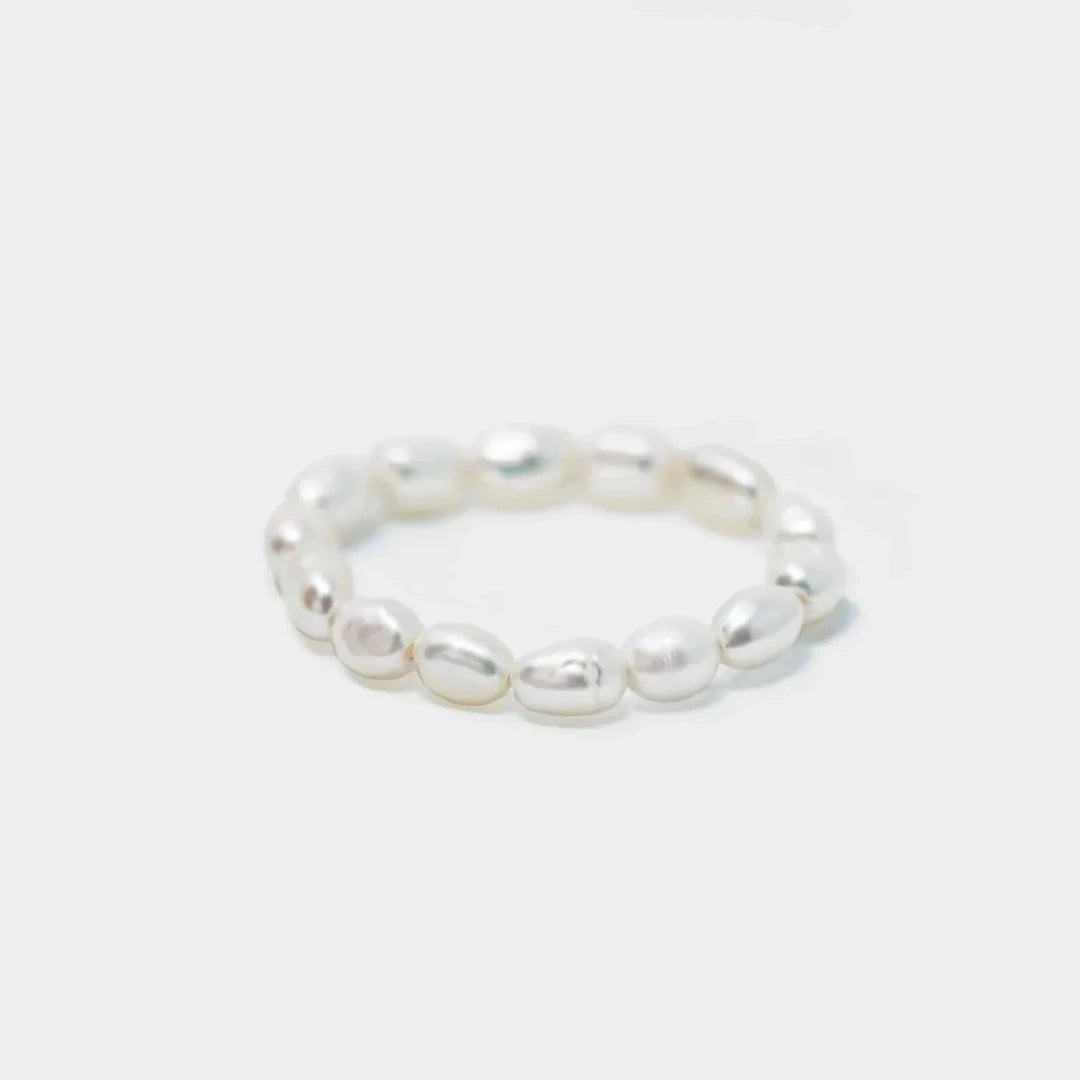 Ring Pearl | weiss