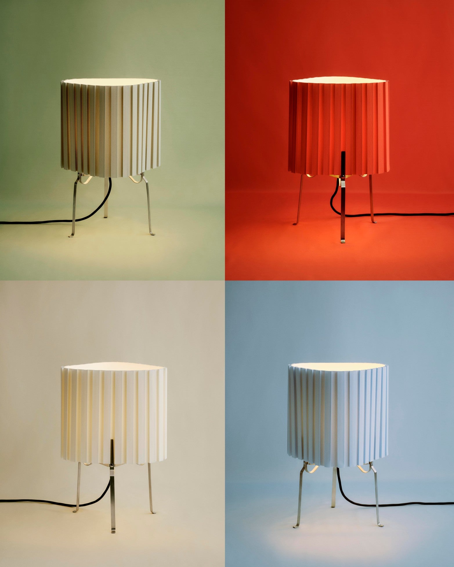 Canelé Table Lamp | almond green
