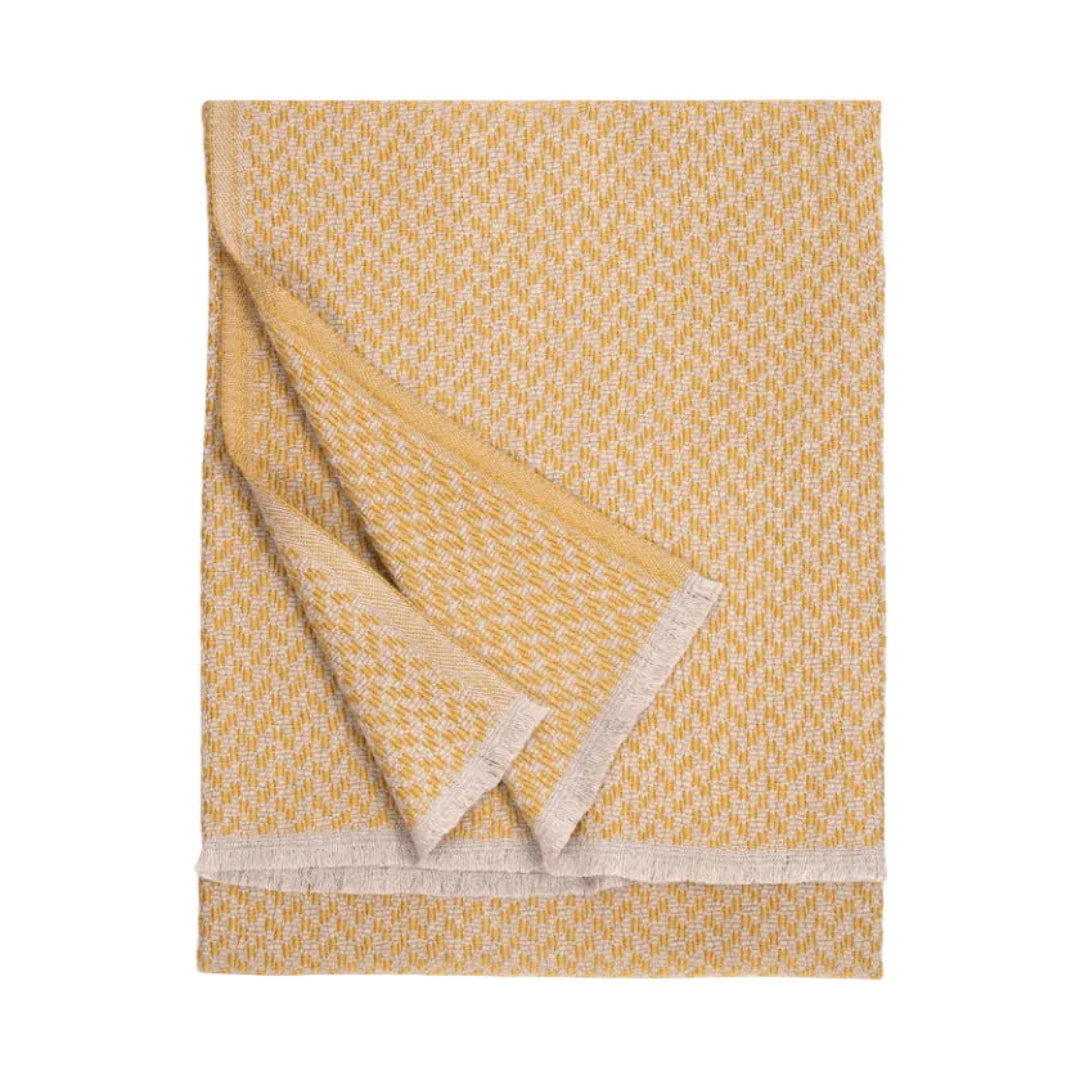 Wolldecke Salla 135x180 cm | beige-honey