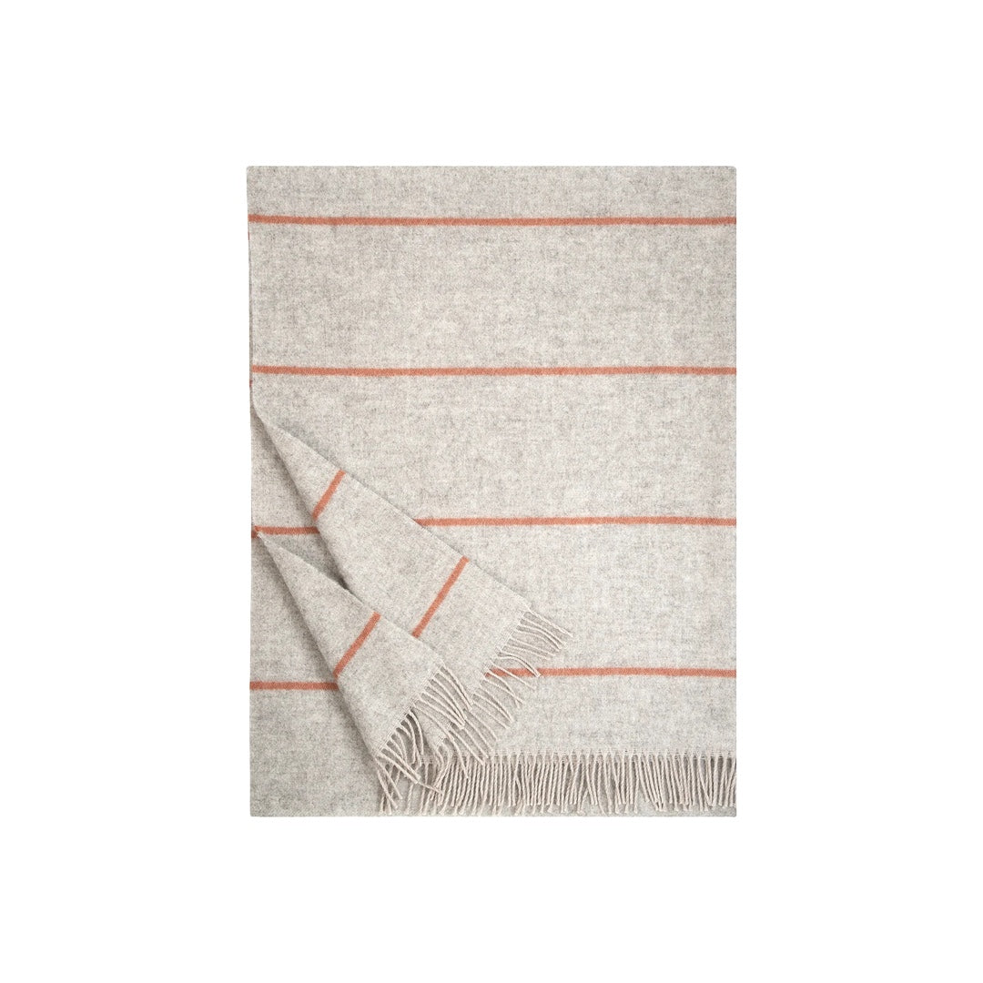 Couverture en laine Halla | cannelle