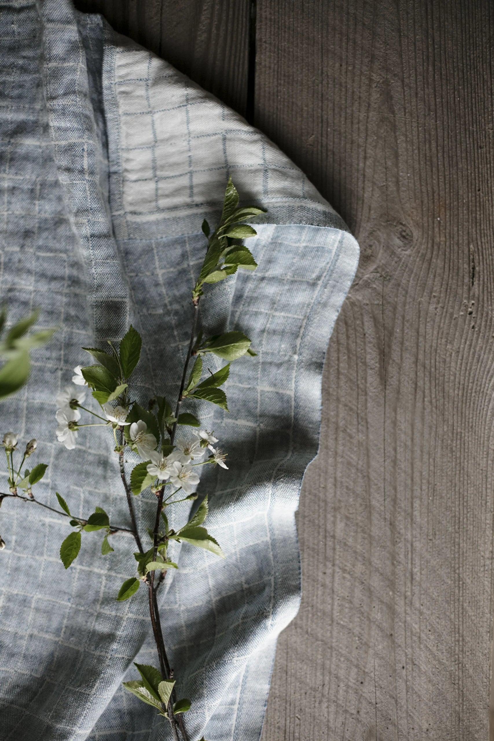 Geschirrtuch Lastu | white-rainy blue