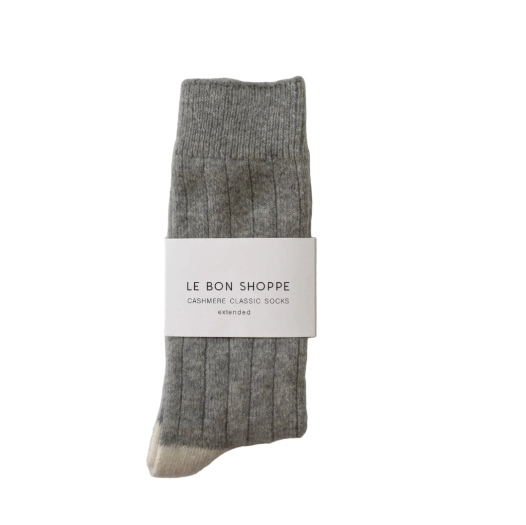 Chaussettes Classic Cachemire | gris chiné