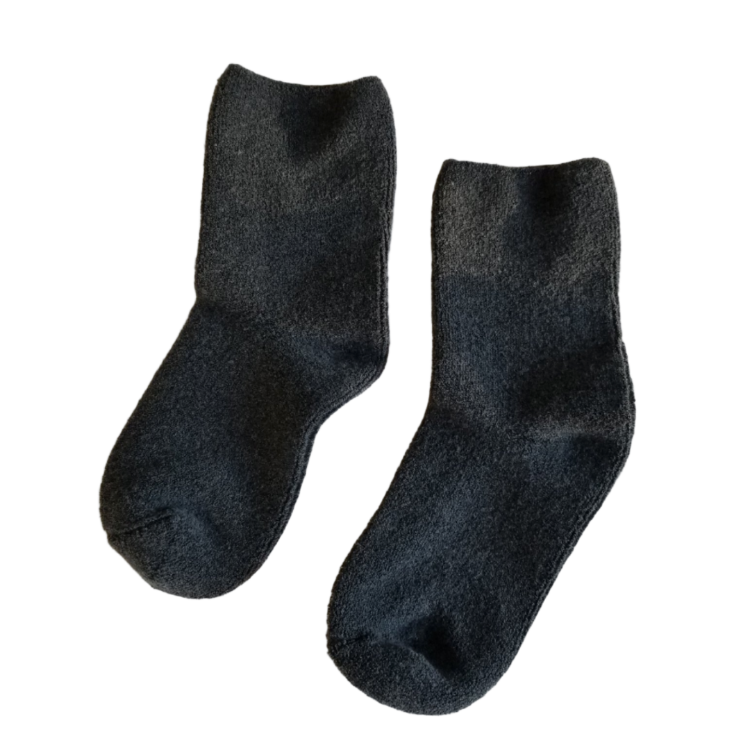 flauschige Baumwollsocken für warme Füsse