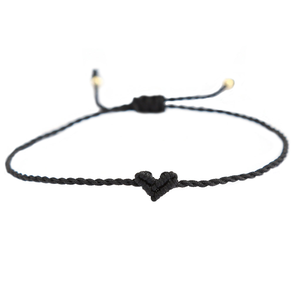 Bracelet cœur mini | Noir