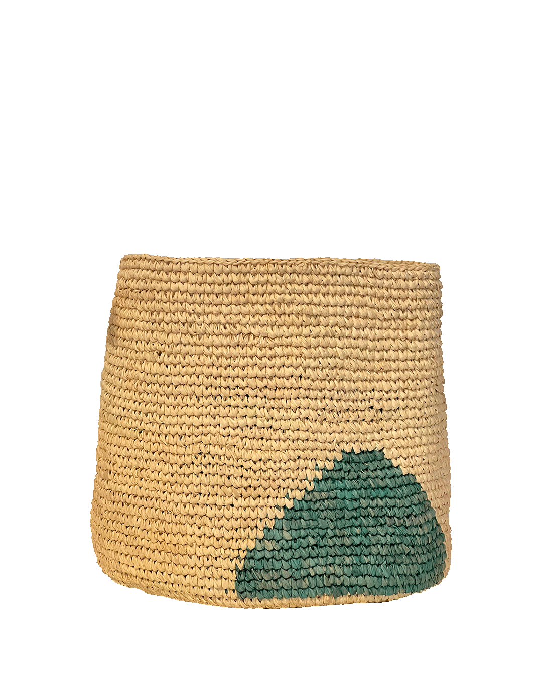 Korb geflochten M | aqua triangle