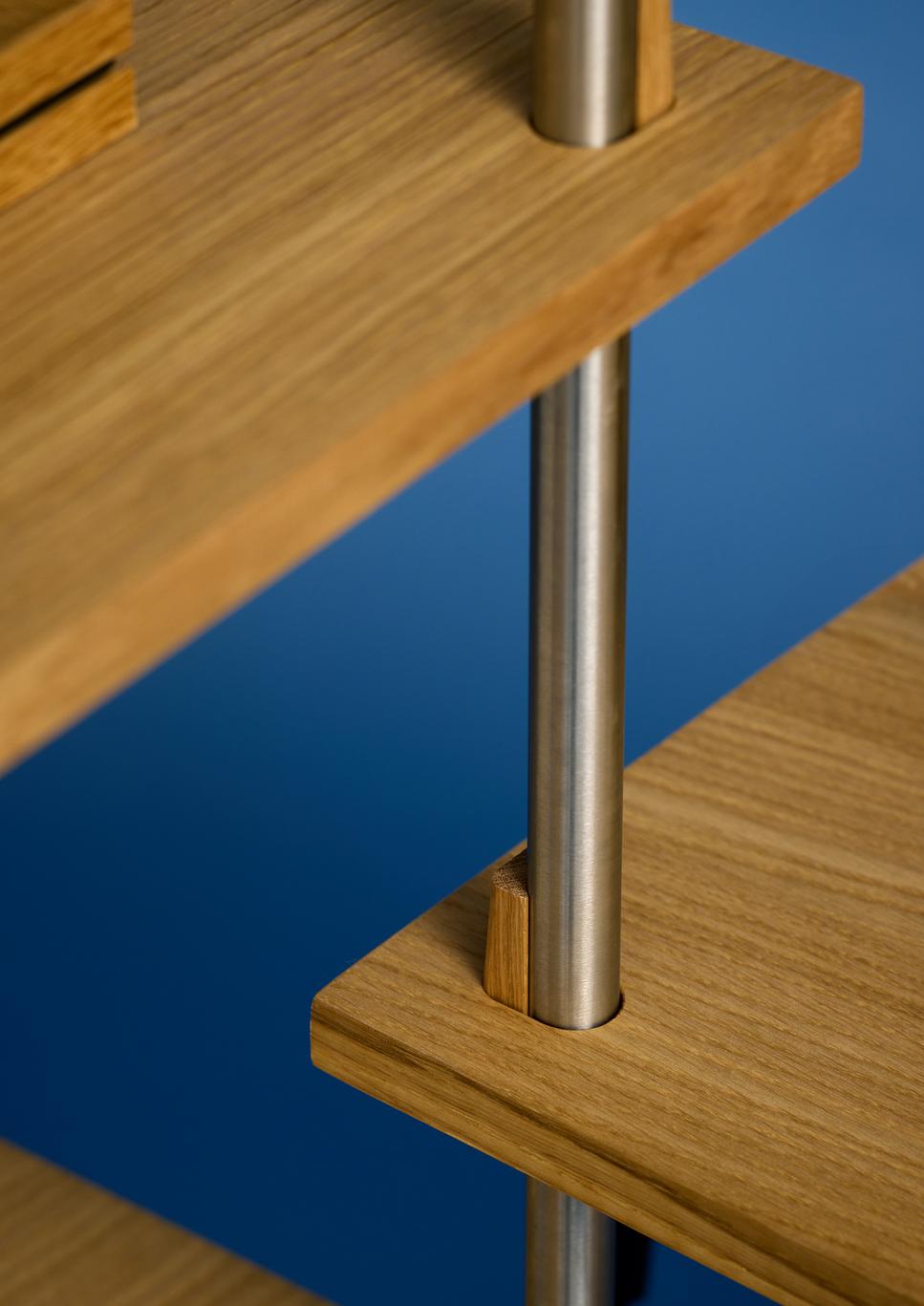 Shelfing System Eiche | mit Schrankelement