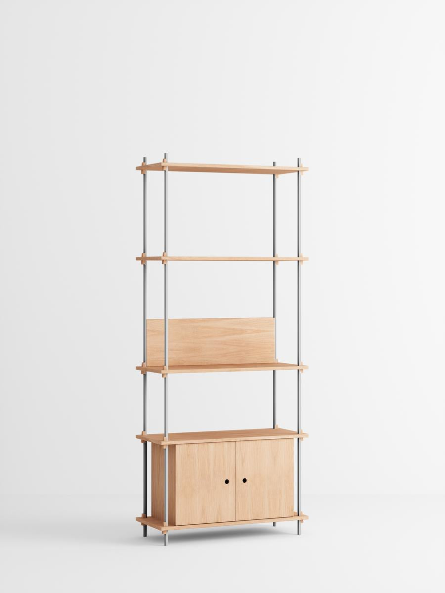 Shelfing System Eiche | mit Schrankelement