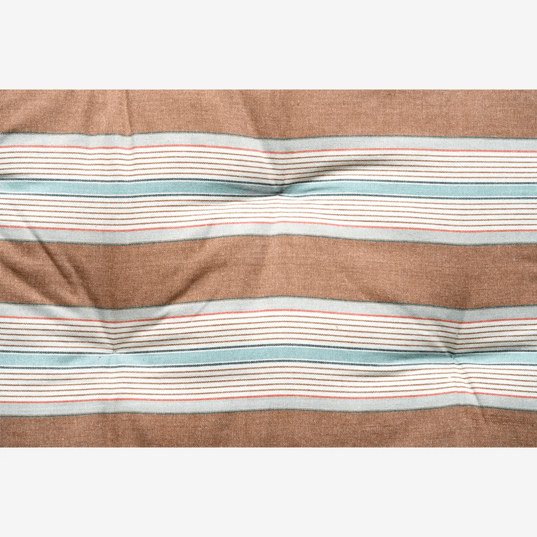 Matelas coussin 60x100cm | rayures multicolores