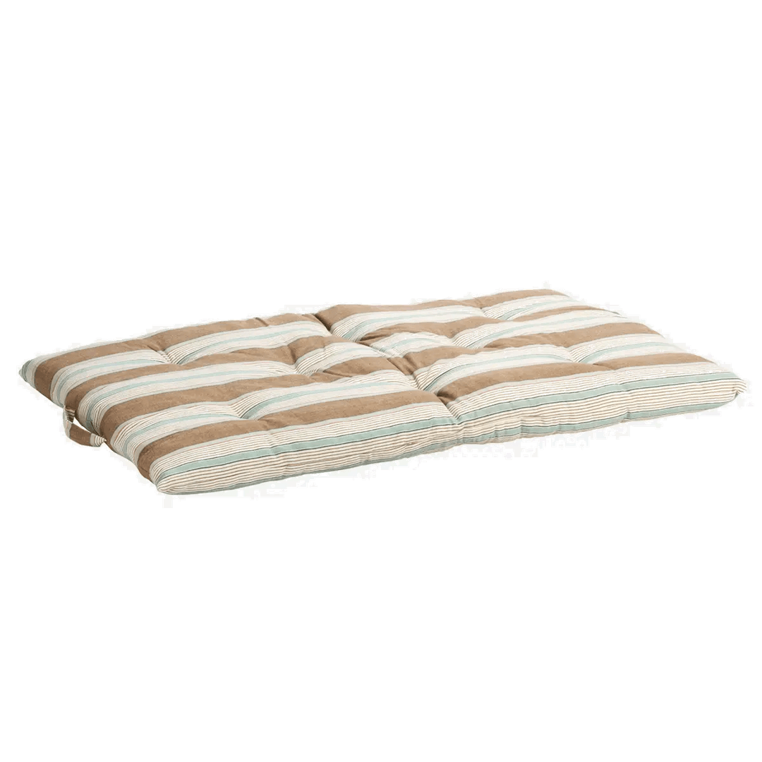 Matelas coussin 60x100cm | rayures multicolores