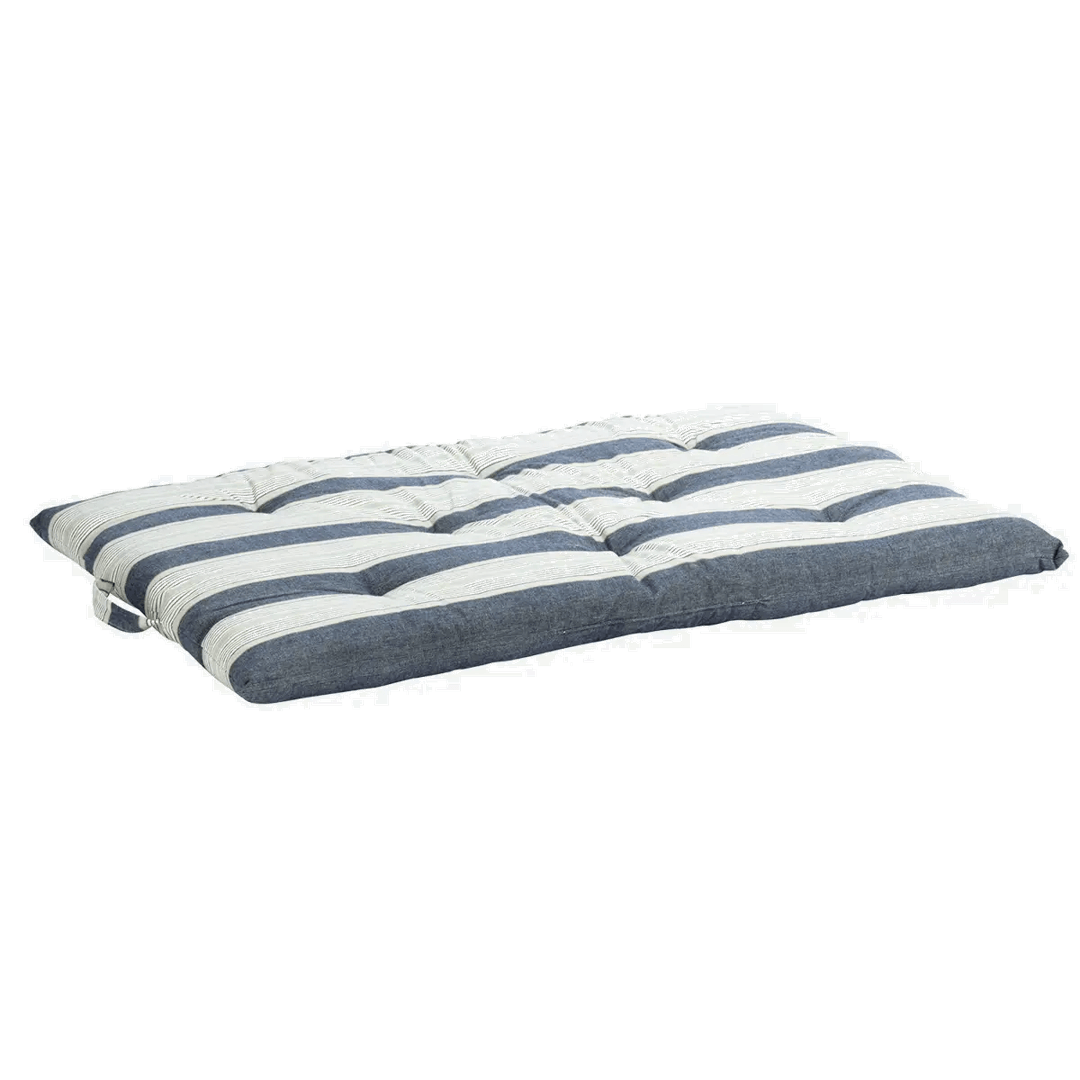 Mattress Pillow 60x100cm | striped multi blue