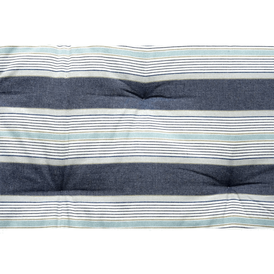 Mattress Pillow 60x100cm | striped multi blue