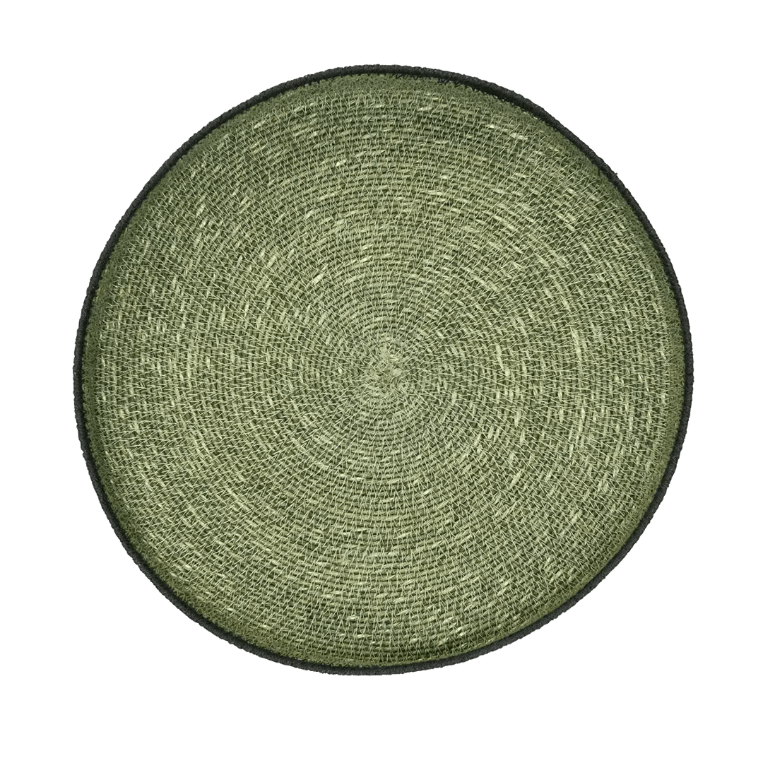 Plateau rond en jonc de mer | D : 35 cm