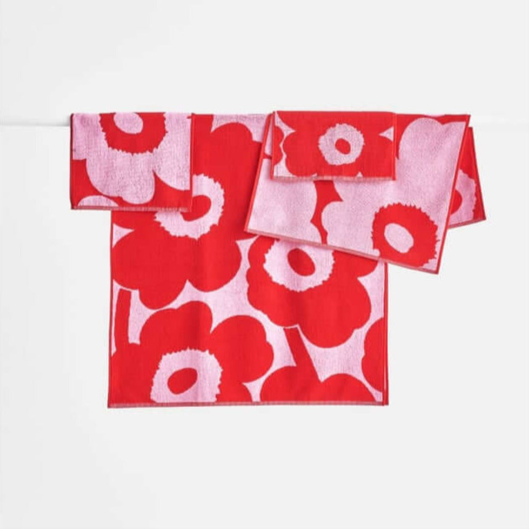 Serviette UNIKKO rouge | 50x70cm