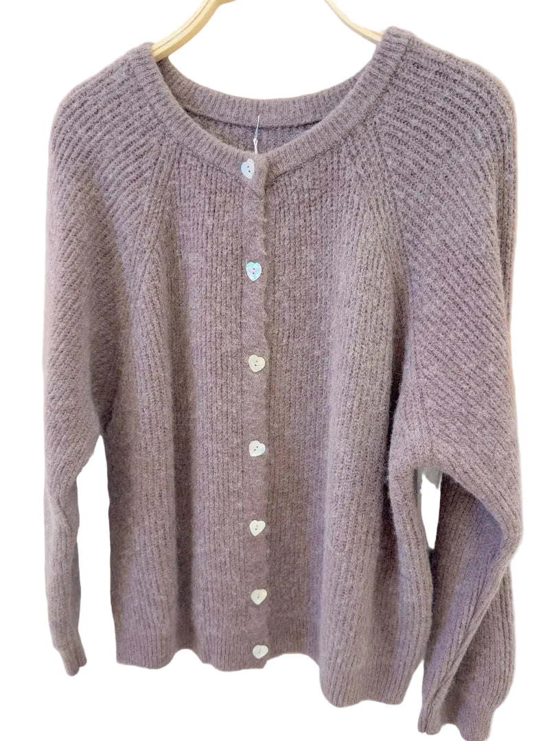 Cardigan aus Alpaka & Wolle | taupe
