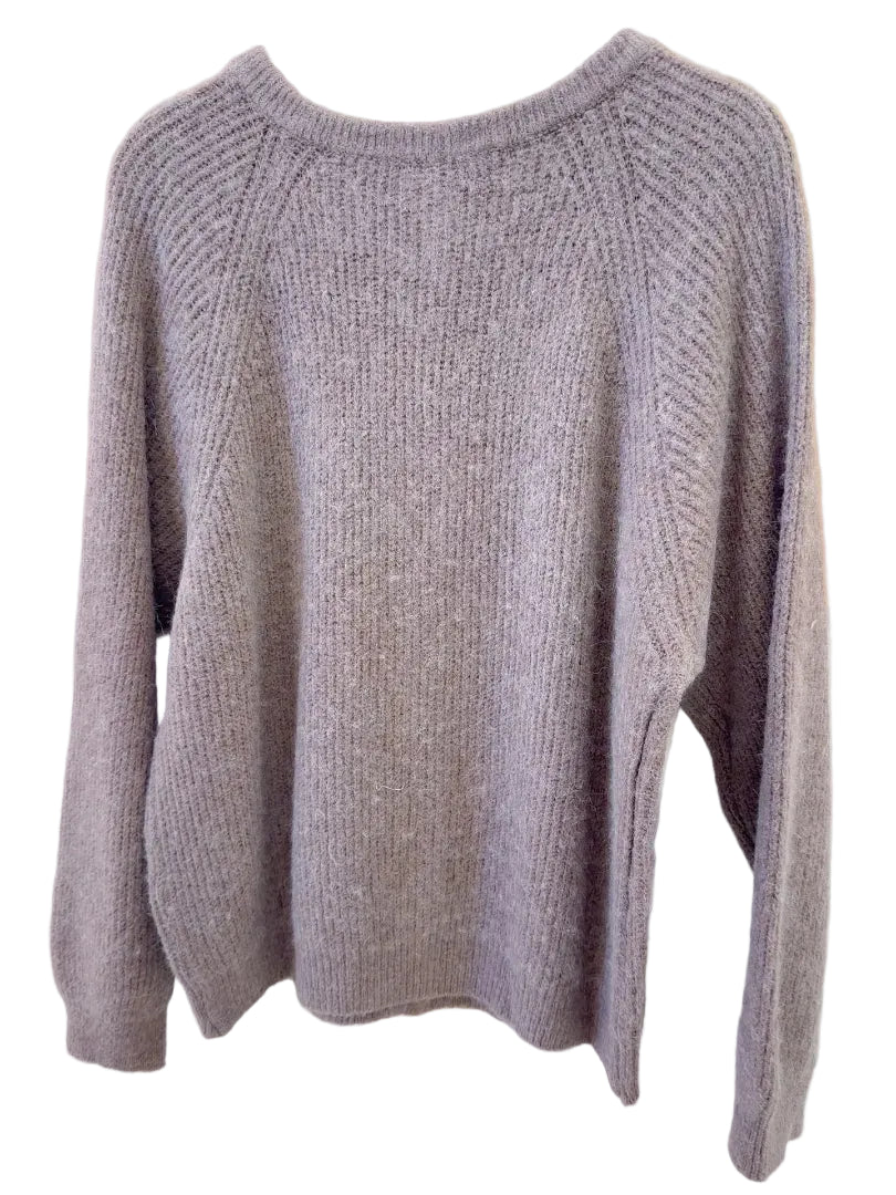 Cardigan aus Alpaka & Wolle | taupe