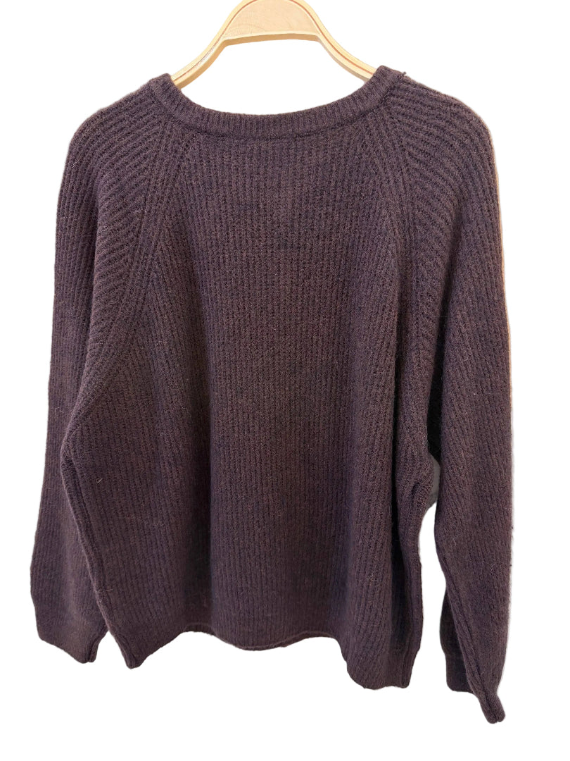 Cardigan aus Alpaka & Wolle | choco