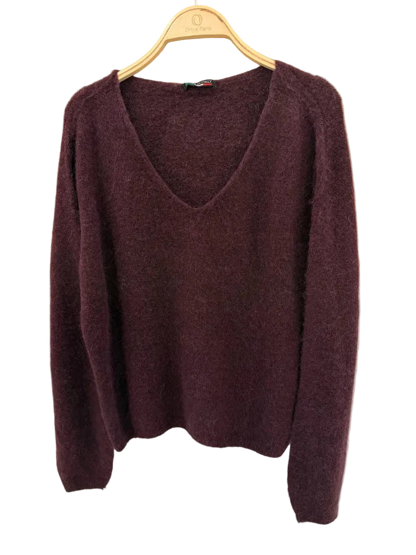 Alpaca wool sweater | khaki