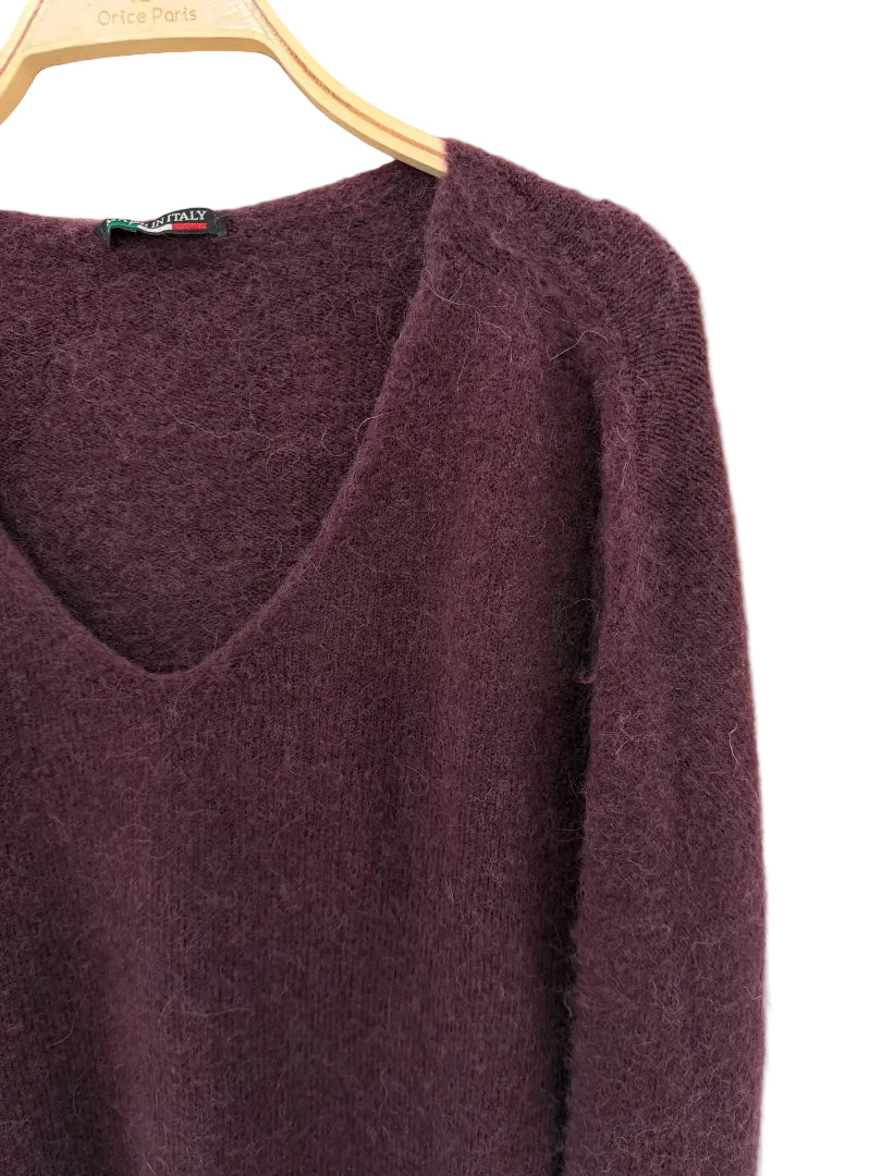 Alpaca wool sweater | khaki