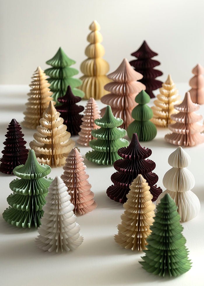 Honeycomb Weihnachtsbaum 20cm | aubergine