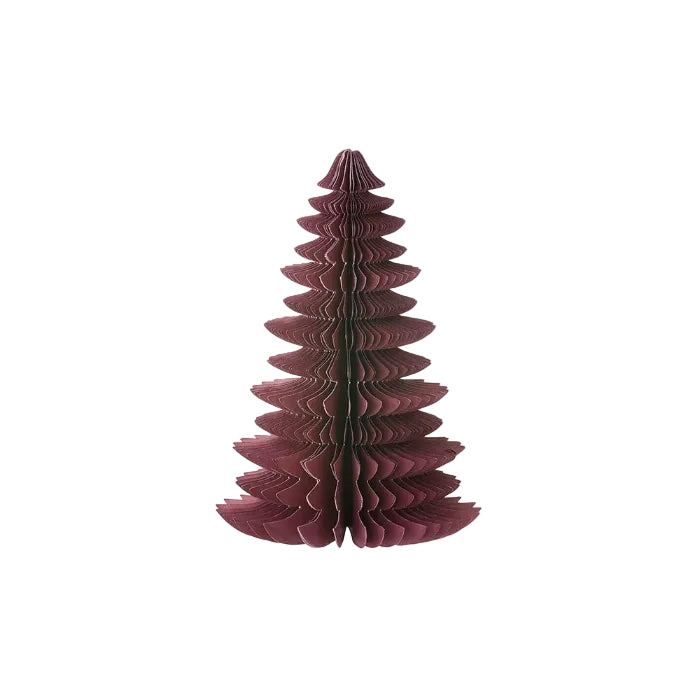 Honeycomb Weihnachtsbaum 18cm | aubergine