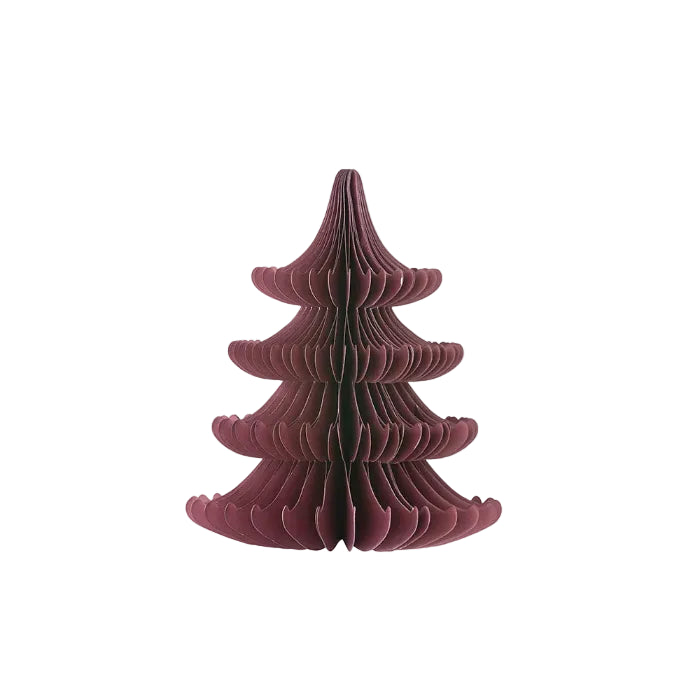 Honeycomb Weihnachtsbaum 20cm | aubergine