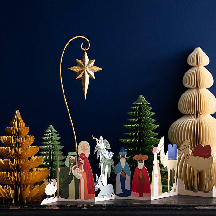 Honeycomb Weihnachtsbaum 22cm | pecan