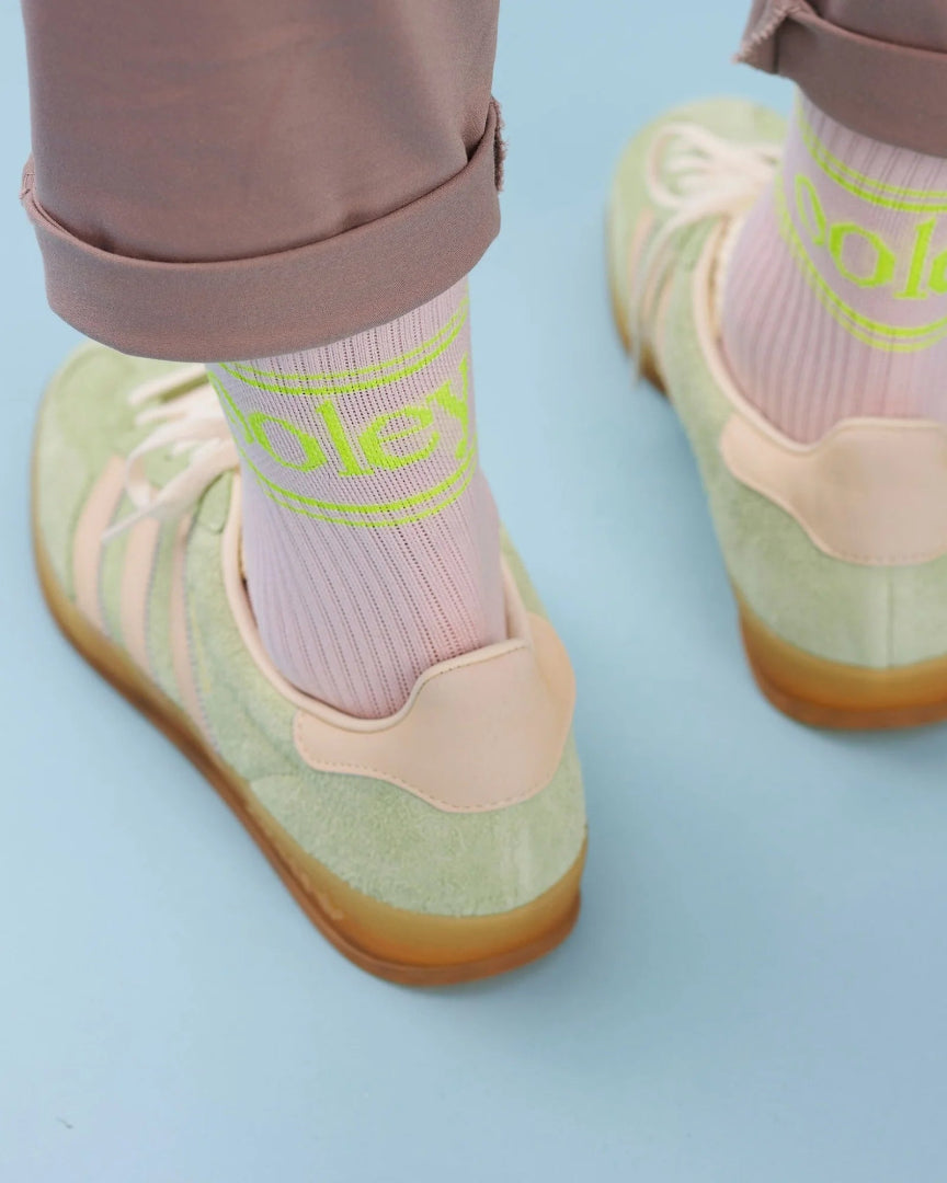 Chaussettes Streetmood | pastel néon blush
