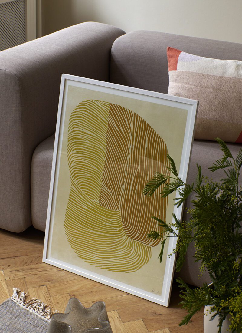 Affiche d'art 30x40cm | Récif Jaune