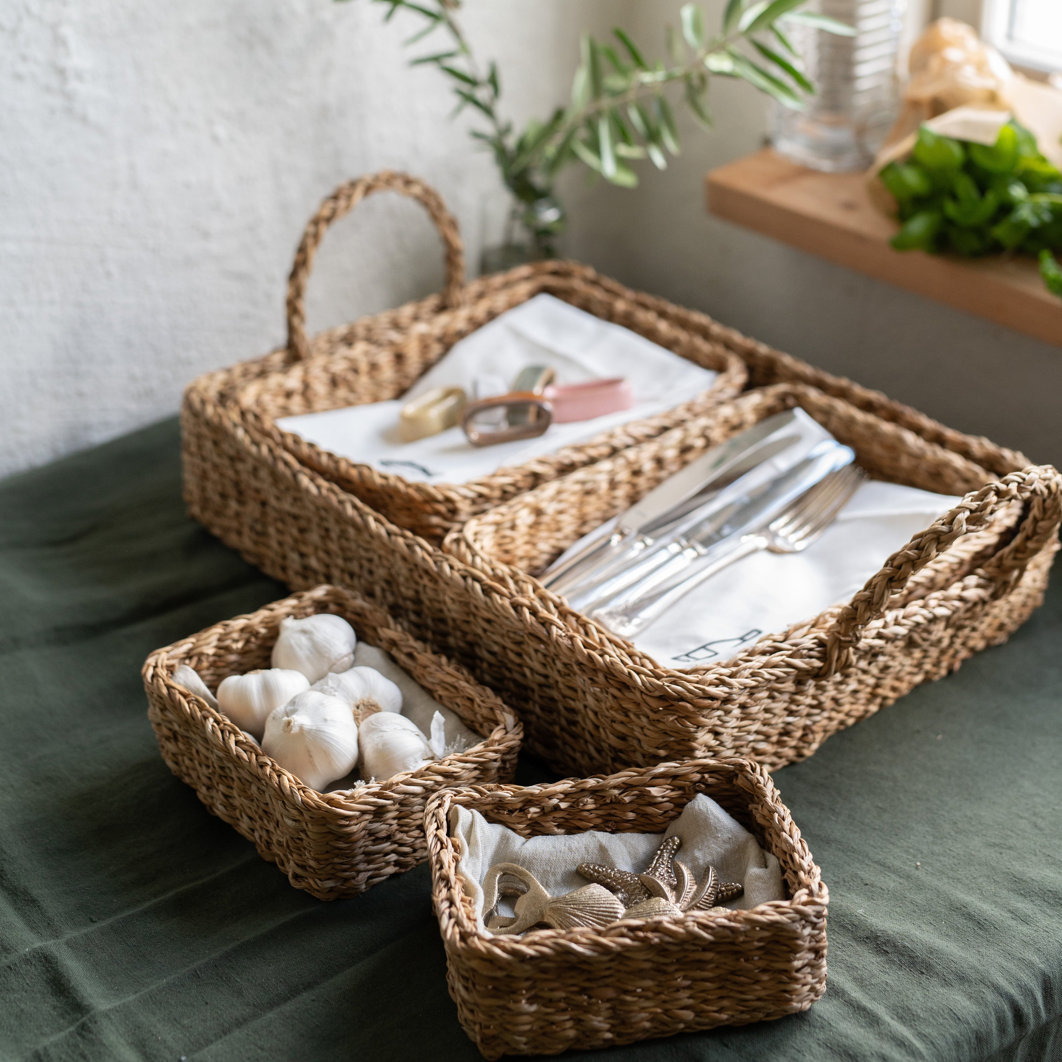 Panier Thelma en jonc de mer | 3 tailles