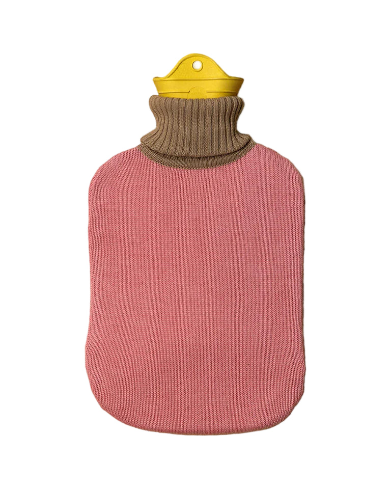 Hot Water Bottle Cotton Cover | Pink